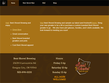 Tablet Screenshot of bentshovelbrewing.com